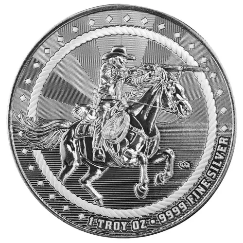1 oz Cowboy - Rifleman Silver Round (2)