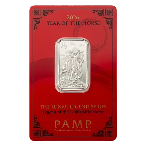 10g PAMP Silver Bar - Year of The Horse (2)