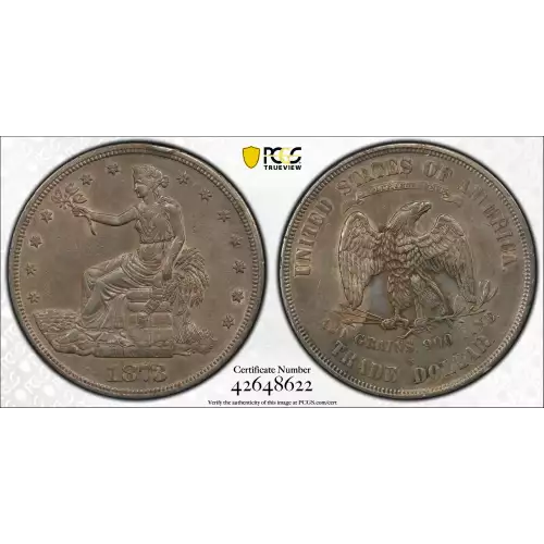 1873-S T$1 Trade (2)