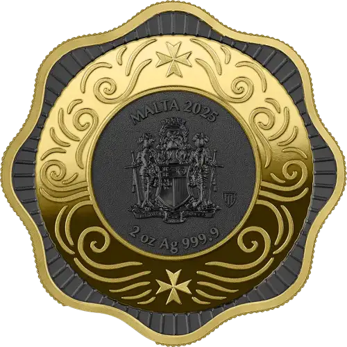 2025 2 oz Malta Maltese Ox BU High Relief Silver Coin (3)