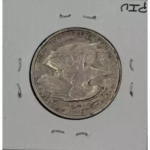 Classic Commemorative Silver--- Alabama Centennial 1921 -Silver- 0.5 Dollar