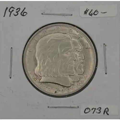 Classic Commemorative Silver--- Long Island Tercentenary 1936 -Silver- 0.5 Dollar