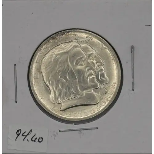 Classic Commemorative Silver--- Long Island Tercentenary 1936 -Silver- 0.5 Dollar
