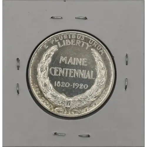 Classic Commemorative Silver--- Maine Centennial 1920-Silver- 0.5 Dollar