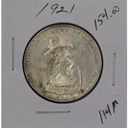 Classic Commemorative Silver--- Pilgrim Tercentenary 1920-1921-Silver- 0.5 Dollar