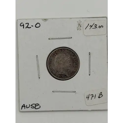 Dimes---Barber or Liberty Head 1892-1916 -Silver- 1 Dime