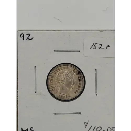 Dimes---Barber or Liberty Head 1892-1916 -Silver- 1 Dime