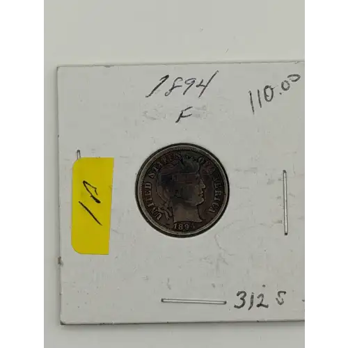 Dimes---Barber or Liberty Head 1892-1916 -Silver- 1 Dime