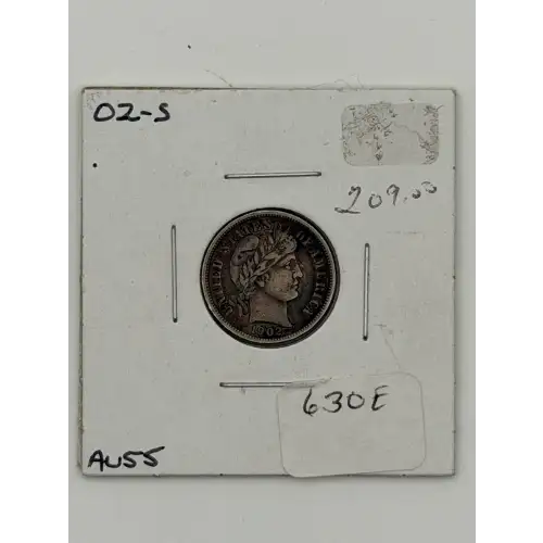 Dimes---Barber or Liberty Head 1892-1916 -Silver- 1 Dime