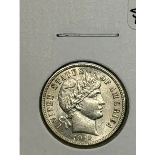 Dimes---Barber or Liberty Head 1892-1916 -Silver- 1 Dime (2)