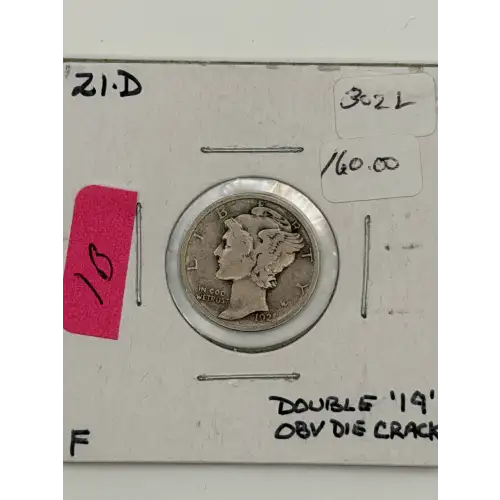 Dimes---Winged Liberty Head or Mercury 1916-1945 -Silver- 1 Dime