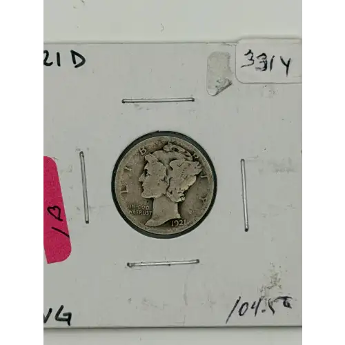 Dimes---Winged Liberty Head or Mercury 1916-1945 -Silver- 1 Dime
