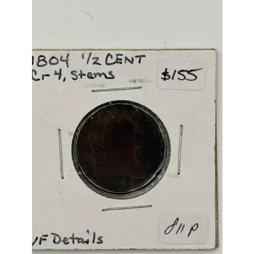 Half Cent Draped Bust-1800-08 -Copper