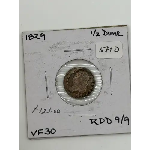 Half Dimes---Capped Bust 1829-1837 -Silver- 0.5 Dime
