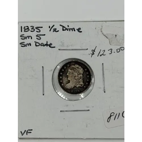 Half Dimes---Capped Bust 1829-1837 -Silver- 0.5 Dime