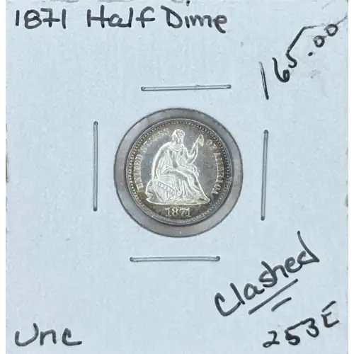 Half Dimes---Liberty Seated 1837-1873-Silver- 0.5 Dime
