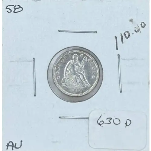 Half Dimes---Liberty Seated 1837-1873-Silver- 0.5 Dime