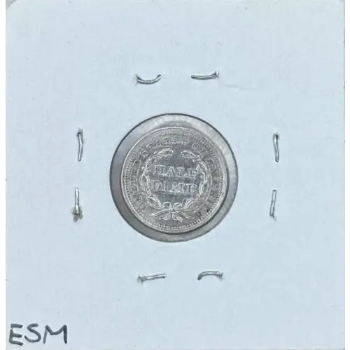 Half Dimes---Liberty Seated 1837-1873-Silver- 0.5 Dime (2)