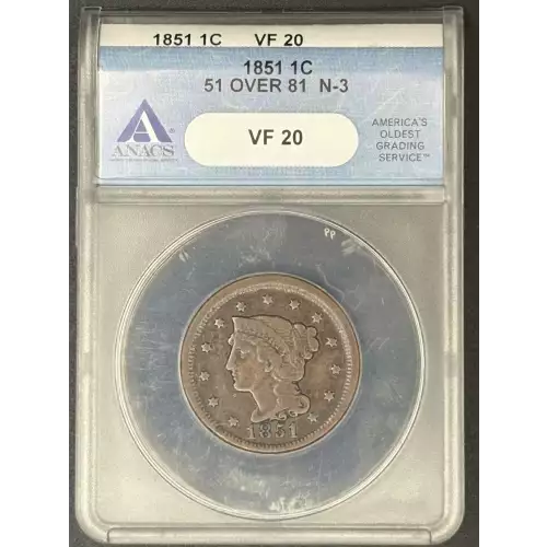 Large Cents - Braided Hair Cent (1839-1857)