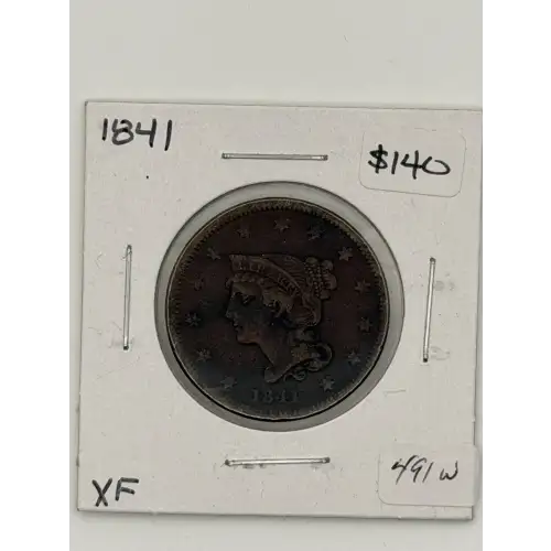 Large Cents - Braided Hair Cent (1839-1857) (2)