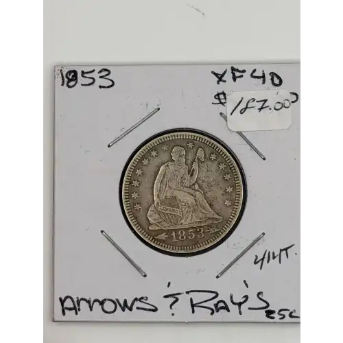 Liberty Seated Quarter Dollar