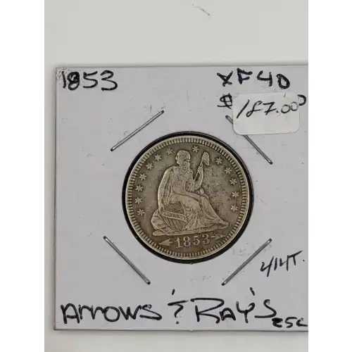 Liberty Seated Quarter Dollar