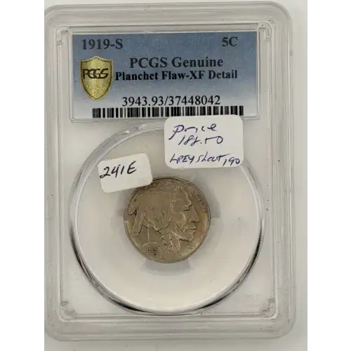 Nickel Five Cent Pieces-Indian Head or Buffalo