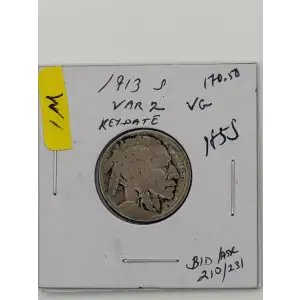 Nickel Five Cent Pieces-Indian Head or Buffalo