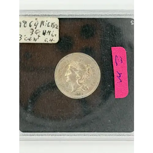 Nickel Three Cent Pieces 1865-1889