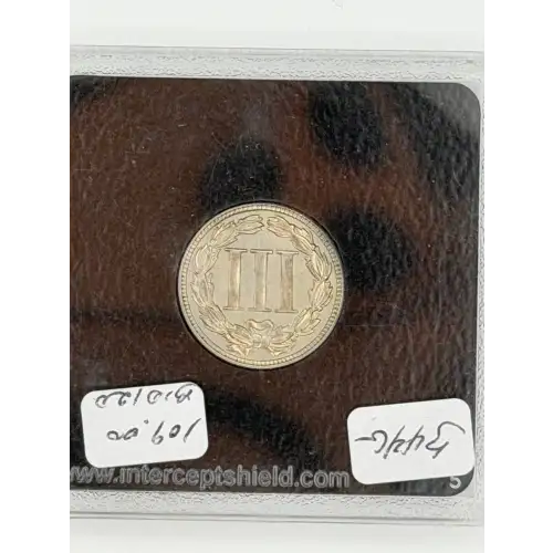 Nickel Three Cent Pieces 1865-1889