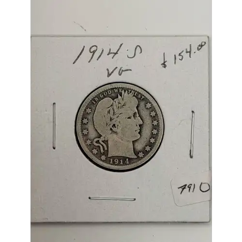 Quarter Dollars---Barber or Liberty Head