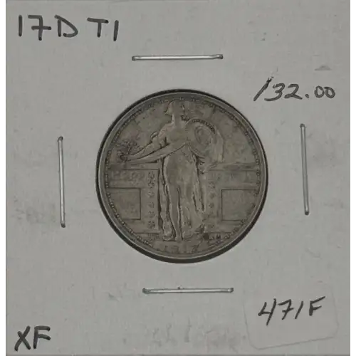 Quarter Dollars---Standing Liberty