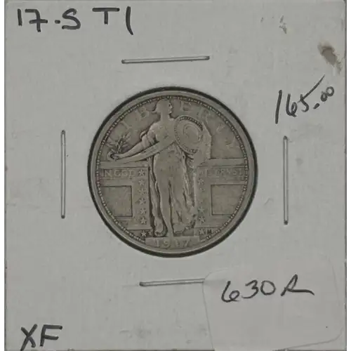 Quarter Dollars---Standing Liberty