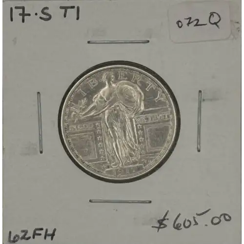 Quarter Dollars---Standing Liberty