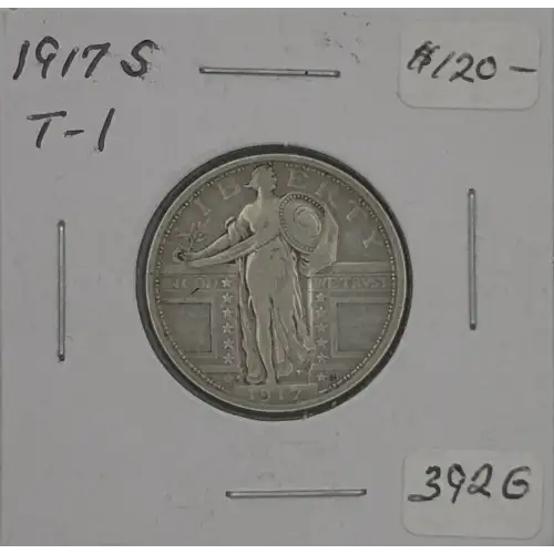 Quarter Dollars---Standing Liberty