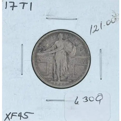 Quarter Dollars---Standing Liberty
