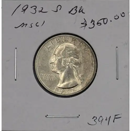 Quarter Dollars-Washington-Silver Coinage