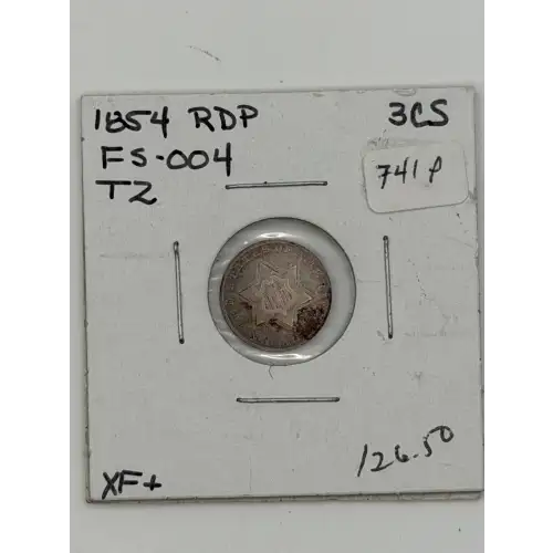 Silver Three Cent Pieces Trimes-1851-1873