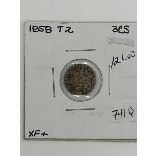 Silver Three Cent Pieces Trimes-1851-1873