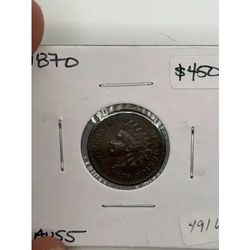 Small Cents-Indian Head 1859-1909 -Copper