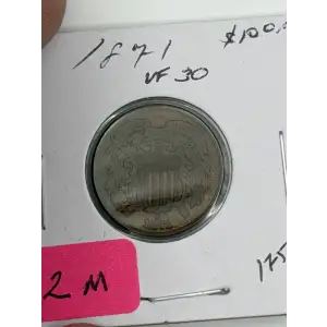 Two cent pieces-Two cent pieces 1864-73 -Copper