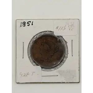 Large Cents - Braided Hair Cent (1839-1857)