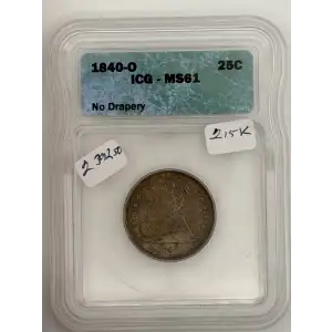 Liberty Seated Quarter Dollar