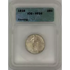 Quarter Dollars---Standing Liberty