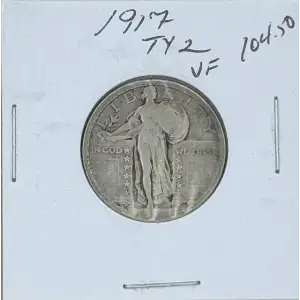 Quarter Dollars---Standing Liberty