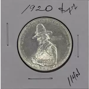 Classic Commemorative Silver--- Pilgrim Tercentenary 1920-1921-Silver- 0.5 Dollar