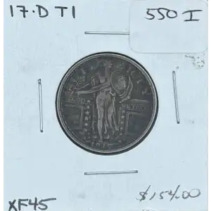 Quarter Dollars---Standing Liberty