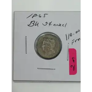 Nickel Three Cent Pieces 1865-1889