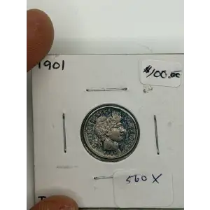 Dimes---Barber or Liberty Head 1892-1916 -Silver- 1 Dime