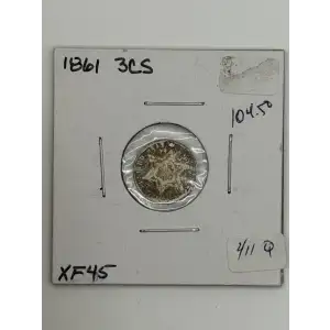Silver Three Cent Pieces Trimes-1851-1873